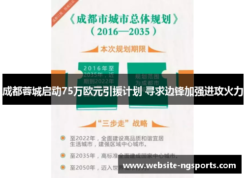 成都蓉城启动75万欧元引援计划 寻求边锋加强进攻火力 成都蓉城启动75万欧元引援计划 寻求边锋加强进攻火力